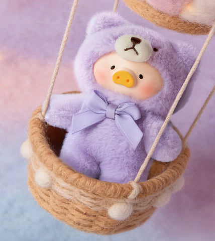 LuLu the Piggy Teddy Mini's Whisper of Nature Plush Pendant Blind Box Series: Purple Sky (Confirmed Style)