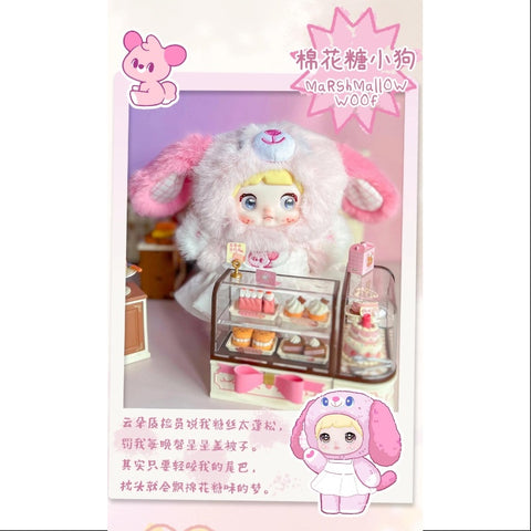 Nommi Puppy Diary Vinyl Plush Doll Series Marshmallow Woof