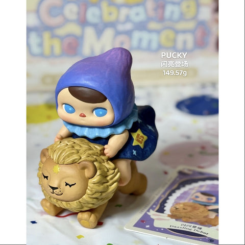 PUCKY Celebrating the Moment Pop Mart 15th Anniversary Series Dazzling Debut