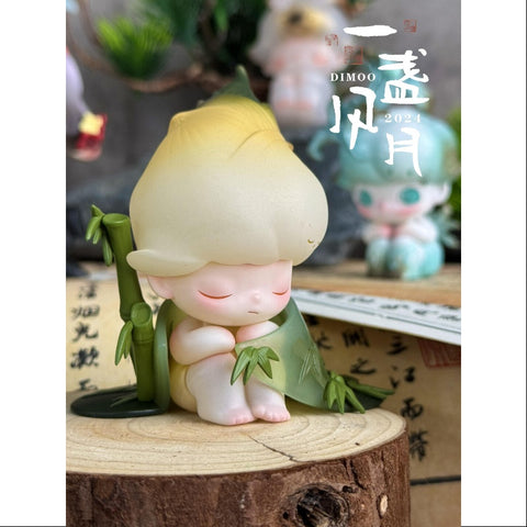 Dimoo Bamboo DIMOO Stories In The Cup Series Ink Bamboo Painting – TOYSEZ