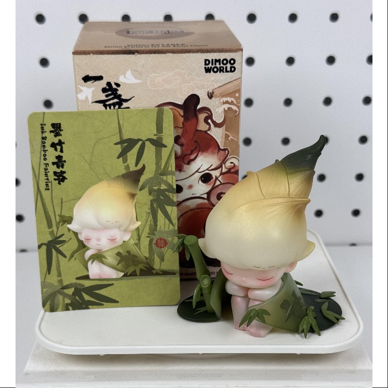 Dimoo Bamboo DIMOO Stories In The Cup Series Ink Bamboo Painting – TOYSEZ