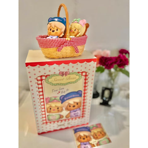 Sweet Bean Cookie Basket Figurine