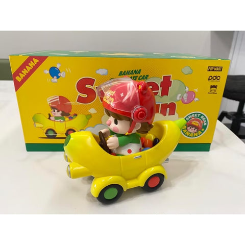 Sweet Bean Banana Chocolate Car Figurine