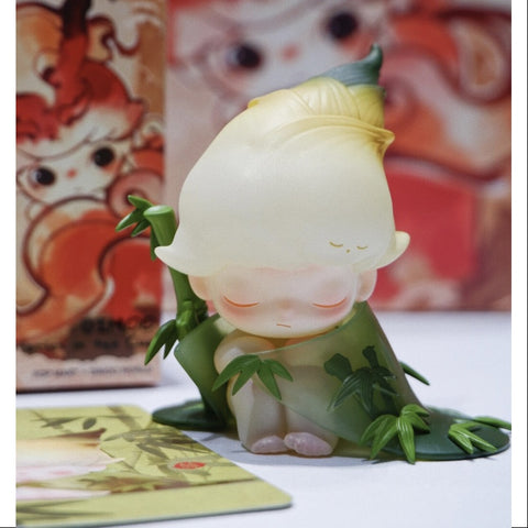 Dimoo Bamboo DIMOO Stories In The Cup Series Ink Bamboo Painting – TOYSEZ