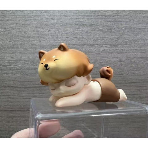 DIMOO Lay Down Shiba Inu Limited Figure