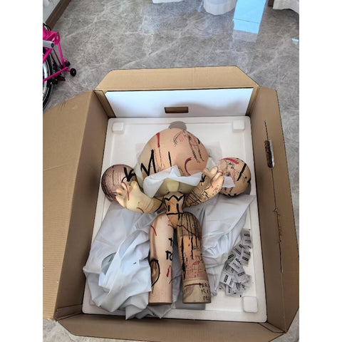 MEGA α SKULLPANDA Jean-Michel Basquiat 1000% Limited Figurine