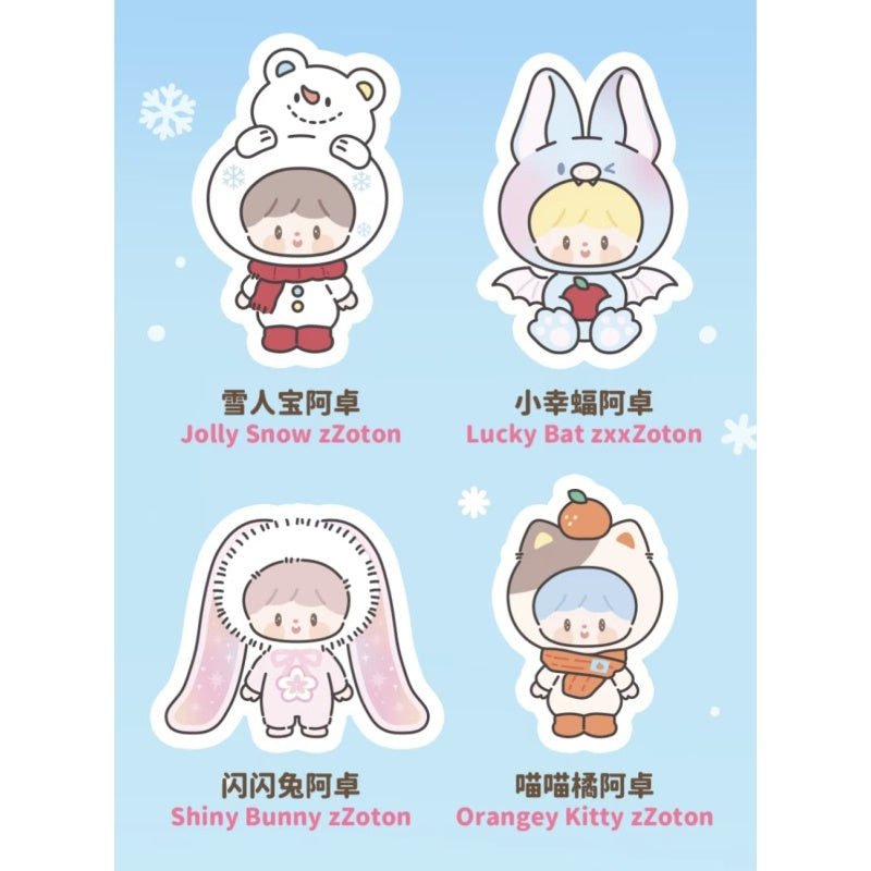 zZoton Winter's Small Joys Vinyl Plush Pendant Blind Box Series: Whole Set (Opened Box)