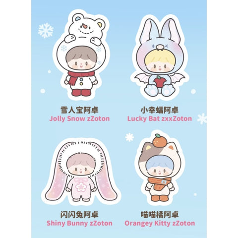 zZoton Winter's Small Joys Vinyl Plush Pendant Blind Box Series: Whole Set (Opened Box)