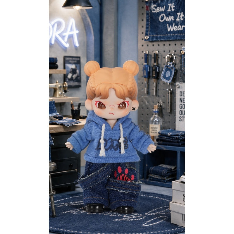 DORA Paw Print Block BJD Figure Blind Box Series: Street Walker Bear (Confirmed Style)