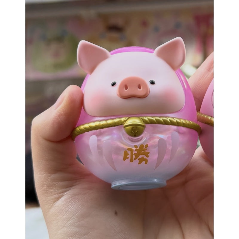 LuLu the Piggy Daruma Blind Box Series: Transparent Purple (Confirmed Style)