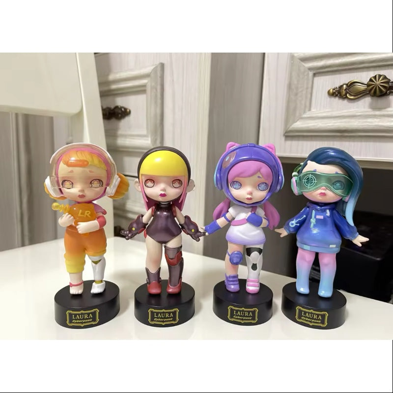 Laura Figure Laura Cyberpunk Space Capsule Series 1 Whole Set Opened – TOYSEZ