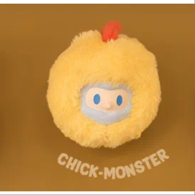 FARMER BOB Ani-Monster Series Vinyl Plush Ball CHICK-MONSTER(Tiny Size)