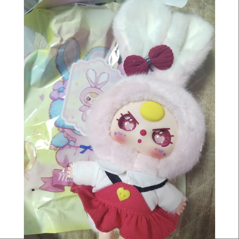 Baby Three Macaron Cute Bunny Plush Series Pink bunny