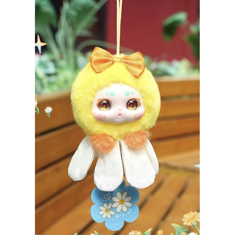 Kimmon Flower Stream Bell Plush Pendant Blind Box Series: Daisy (Confirmed Style)