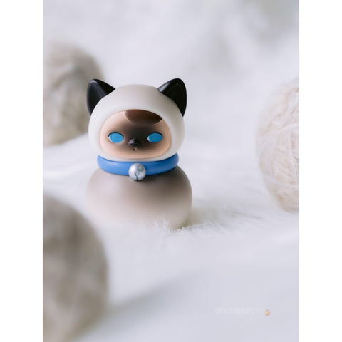 PUCKY Roly Poly Kitty Series Siamese