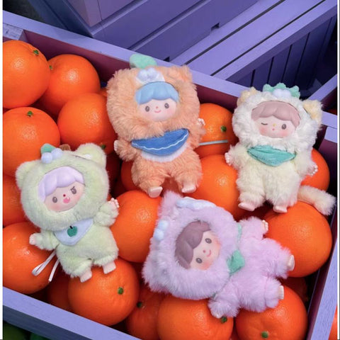 zZoton My little cat Fruit Party Series Thailand limited Vinyl Plush Doll Whole Set Opened