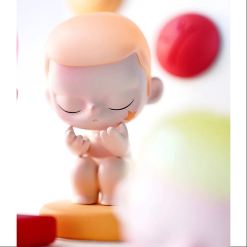 KUBO Emotional Paintball Art Toy Figure 2023 Limited Orange