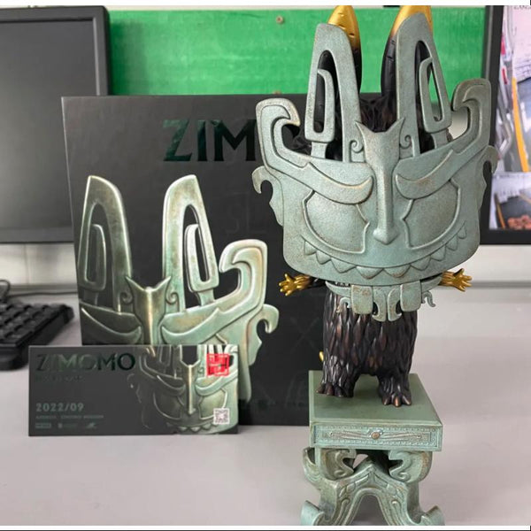 Labubu The Monsters X Sanxingdui Archaeology Bronze Mask LIMITED