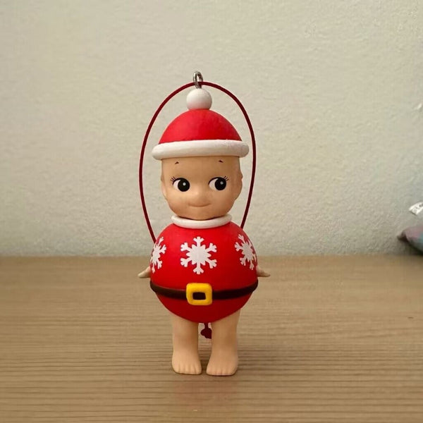 その他 ANGEL CHJMPAGNE Holiday Edition RED Red Angel Glitter Keepsake Ornament Box of 12 Christmas