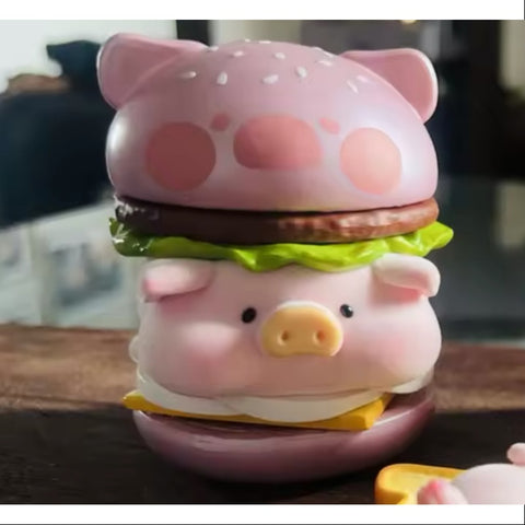 LuLu the Piggy Hamburger Pink 2022 Figurine Limited Edition