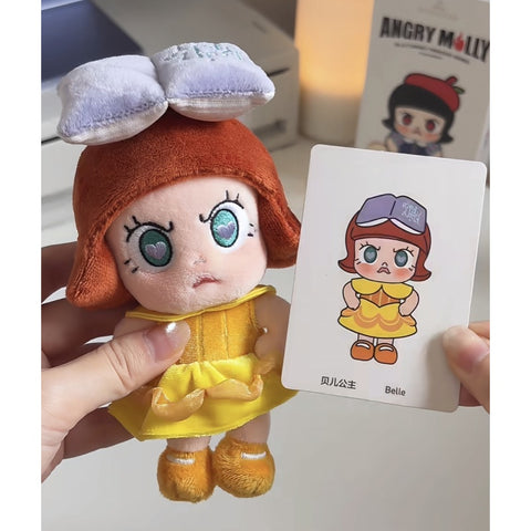 Angry Molly [PLAY] Disney Princess Plush Pendant Blind Box Series Complete Set