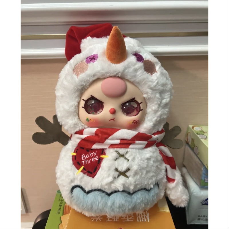 Baby Three 400% Merry Christmas Plush Doll Series Snow man