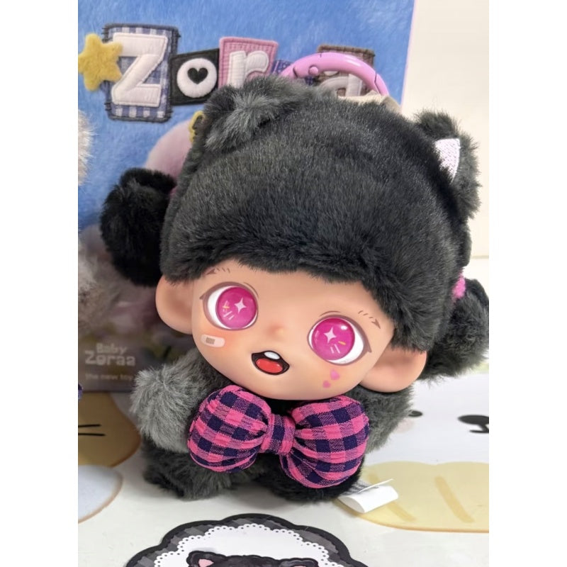 Baby Zoraa Fluffy Tea Party Plush Pendant Blind Box Series: Jelly Kitty (Confirmed Style)