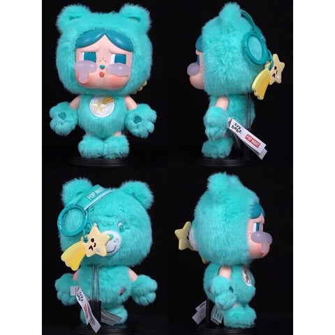Crybaby × Care Bears Vinyl Plush Pendant Blind Box Series: Wish Bear (Confirmed Style)