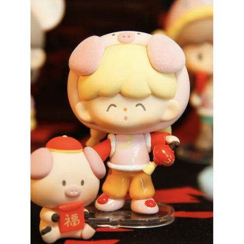 zZoton New Year In Apple Village Series PIG