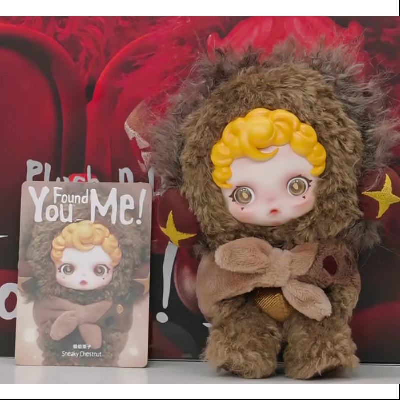 Skullpanda You Found Me Series Plush Doll Pendant Sneaky Chestnut
