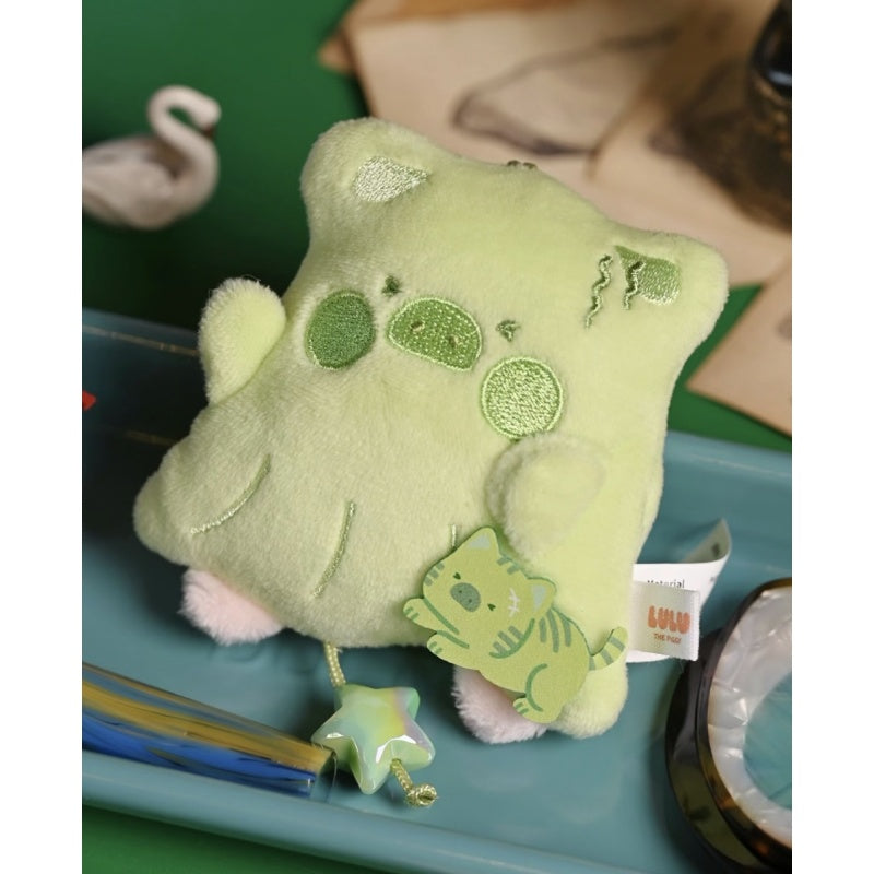LuLu the Piggy Horror Story Moody Boo Plush Keychain Blind Box Series: Timid Ghost (Confirmed Style)