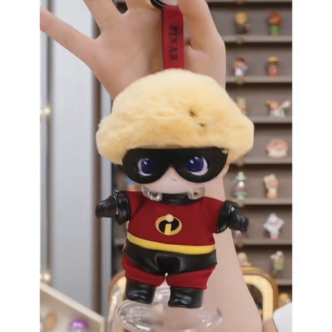 DIMOO WORLD × PIXAR Vinyl Plush Pendant Blind Box Series: Whole Set (Opened Box)