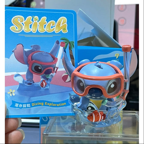 Disney Stitch Summer Party Collection Series Whole Set Opened
