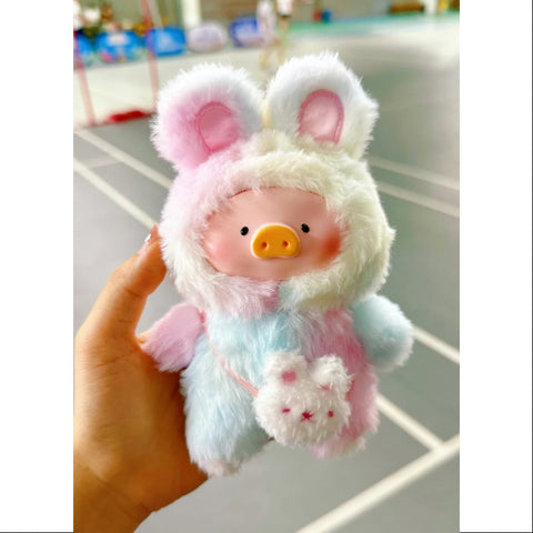 LuLu the Piggy Joyful Time PVC Plush Keychain Series Big Secret INFINITY HAPPINESS BUNNY (1/144)