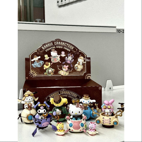 Sanrio Characters Steampunk Series Whole Set Opened