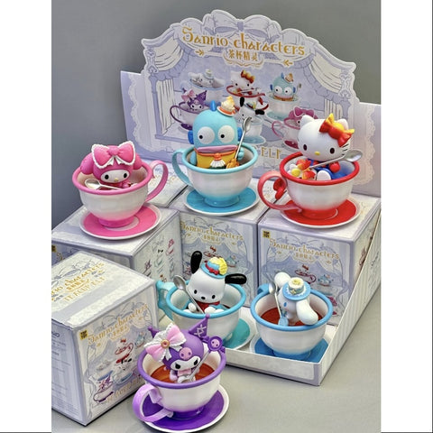 Sanrio Characters Teacup Elf Series Whole Set Opened