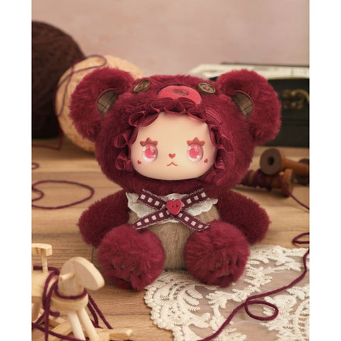 Emma Bear Alliance Vinyl Plush Blind Box Series: Cherry Champagne (Confirmed Style)