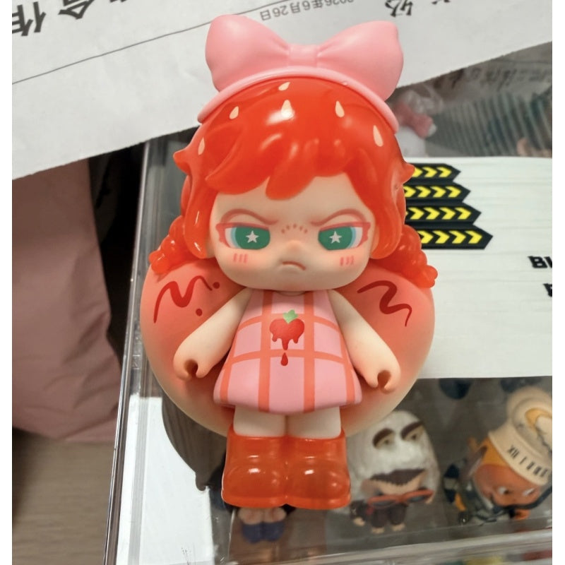 Baby Dora Tiny Bread Bite Mini Blind Box Series: Strawberry Jam Bread (Confirmed Style)