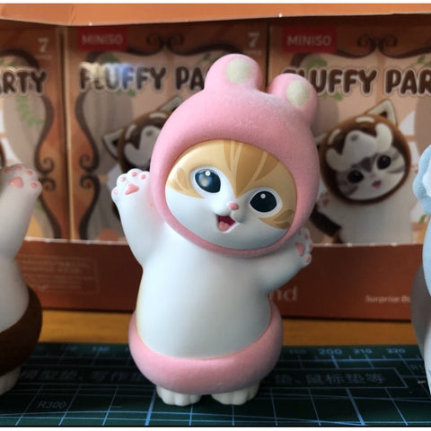 Mofusand Fluffy Party Blind Box Series: Cute Little Bunny (Confirmed Style)