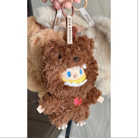 FARMER BOB Ani-Monster Series Vinyl Plush Pendant BEAR-MONSTER BOB