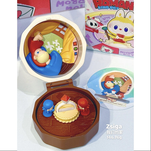 Pop Mart Romantic Ring Box Series 4 Whole Set Opened