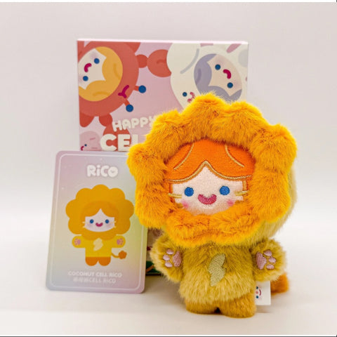 RiCO Happy Fluffy Series Plush Doll Secret Coconut Cell RiCO(1/72)