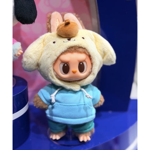 Labubu The Monsters Hello Kitty and Friends Vinyl Plush Pendant Blind Box Series: Pompompurin (Confirmed Style)