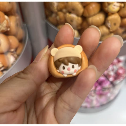 Sweet Bean Pop Bean Baked Bread Series Pretzel Bun