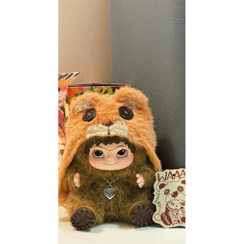 WAKUKU Fuzzy Trendy Fun Party Plush Dolls Series: Play Bear (Confirmed Style) | TOYSEZ Data