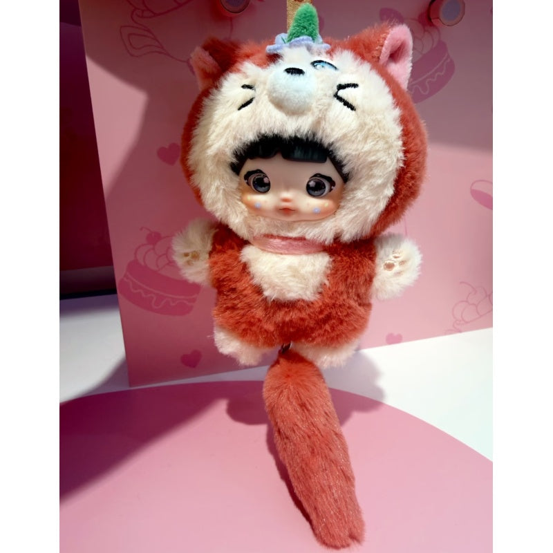 Nommi × Disney Dreamy Cat Tales Plush Doll Blind Box Series: Figaro (Confirmed Style)