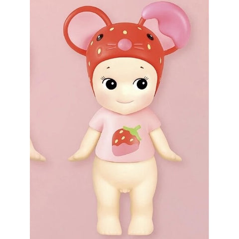 Sonny Angel Strawberry Love Blind Box Series: Mouse (Confirmed Style)