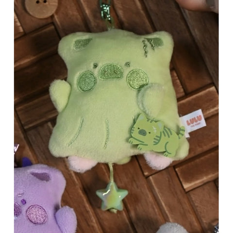 LuLu the Piggy Horror Story Moody Boo Plush Keychain Blind Box Series: Timid Ghost (Confirmed Style)