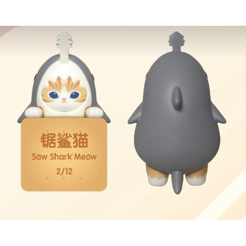 Mofusand Hippers Blind Box Series: Saw Shark Meow (Confirmed Style)