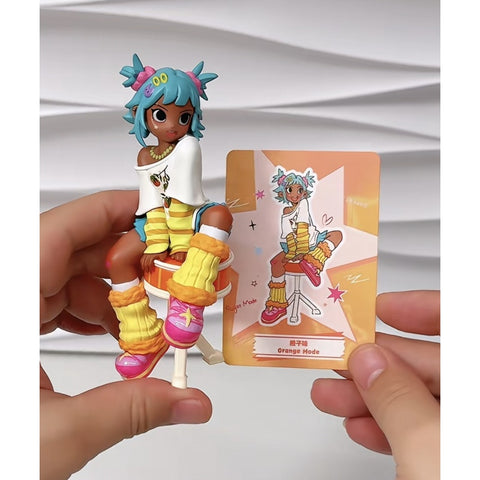 Peach Riot Sugar Mode Blind Box Series: Frankie - Orange Mode (Confirmed Style)